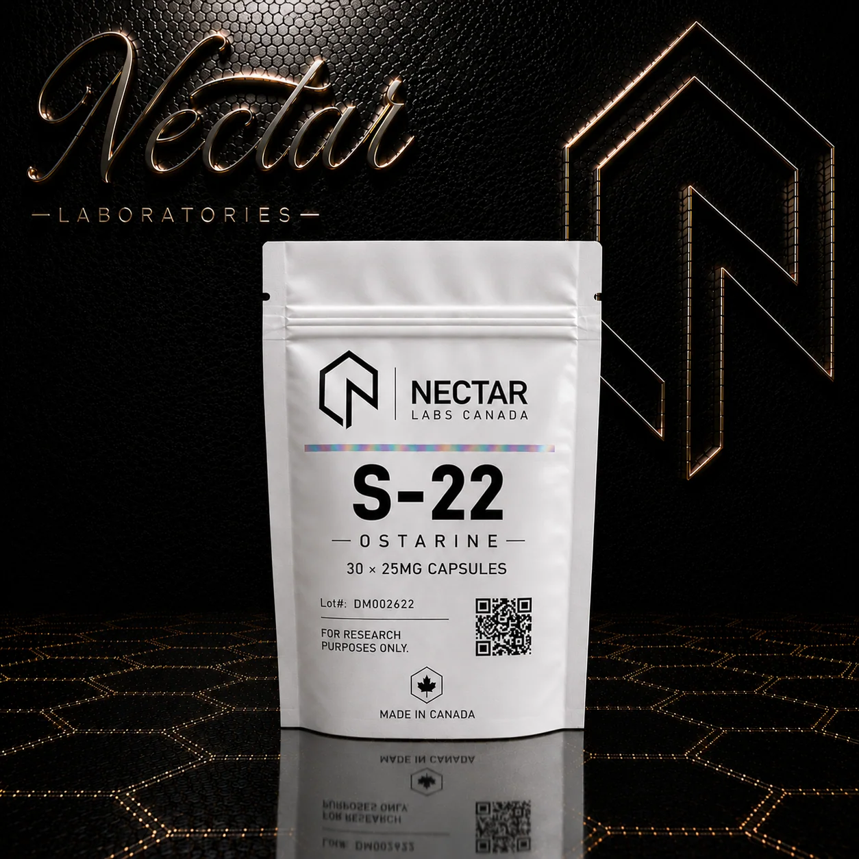 S-22 (OSTARINE) 25MGx30CAPS — Nectar Labs Canada source product image