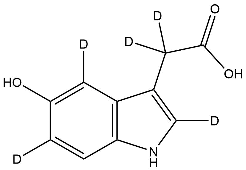 5-Hydroxyindole-2,4,6-d3-3-acetic-2,2-d2 acid — ResolveMass Laboratories source product image