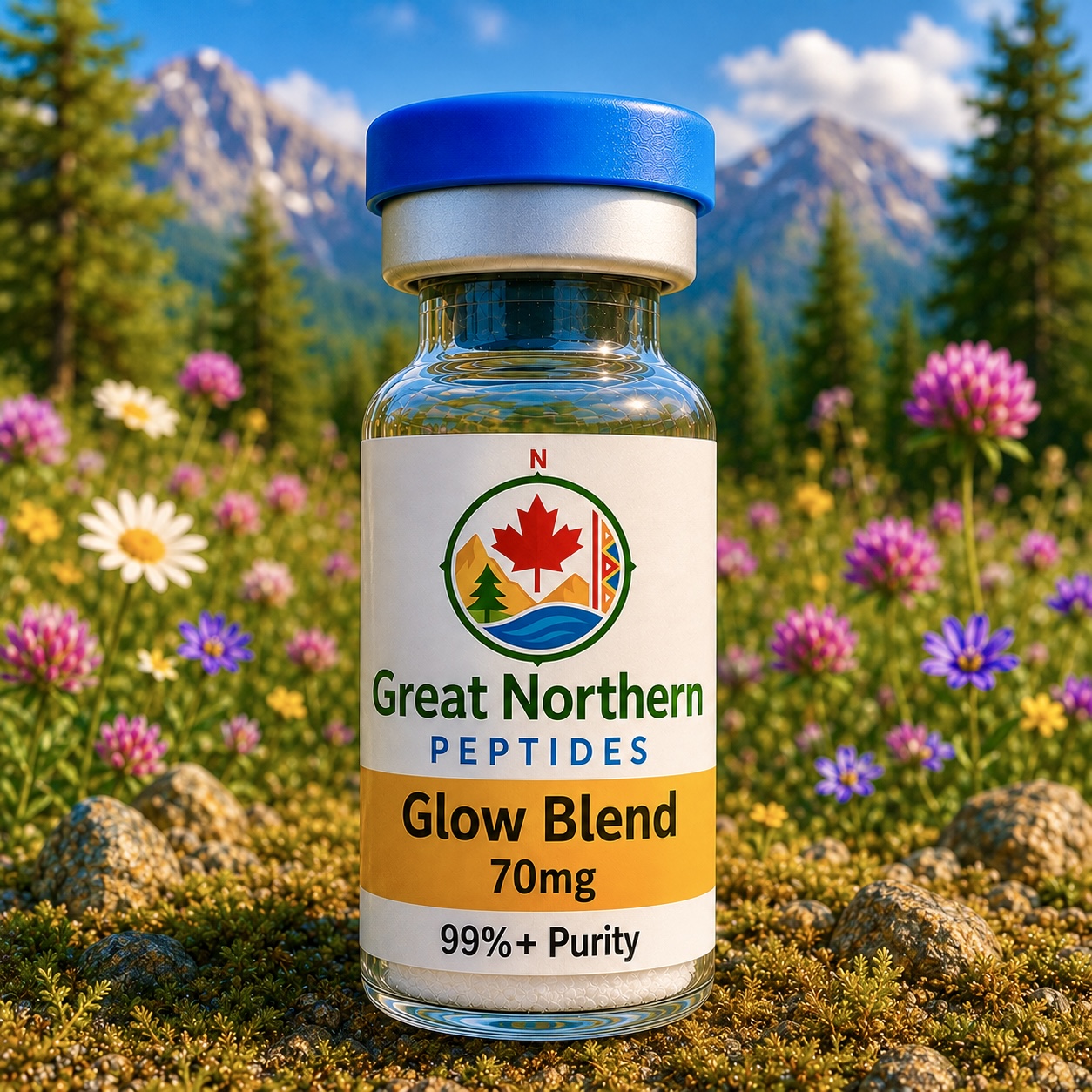 Glow Blend 70mg — Great Northern Peptides source product image