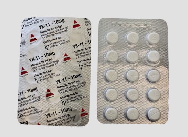 YK-11 10MG X 45 TABLETS – CLEARANCE [no retail box] Hikma blister packs — Peptide Source Canada source product image