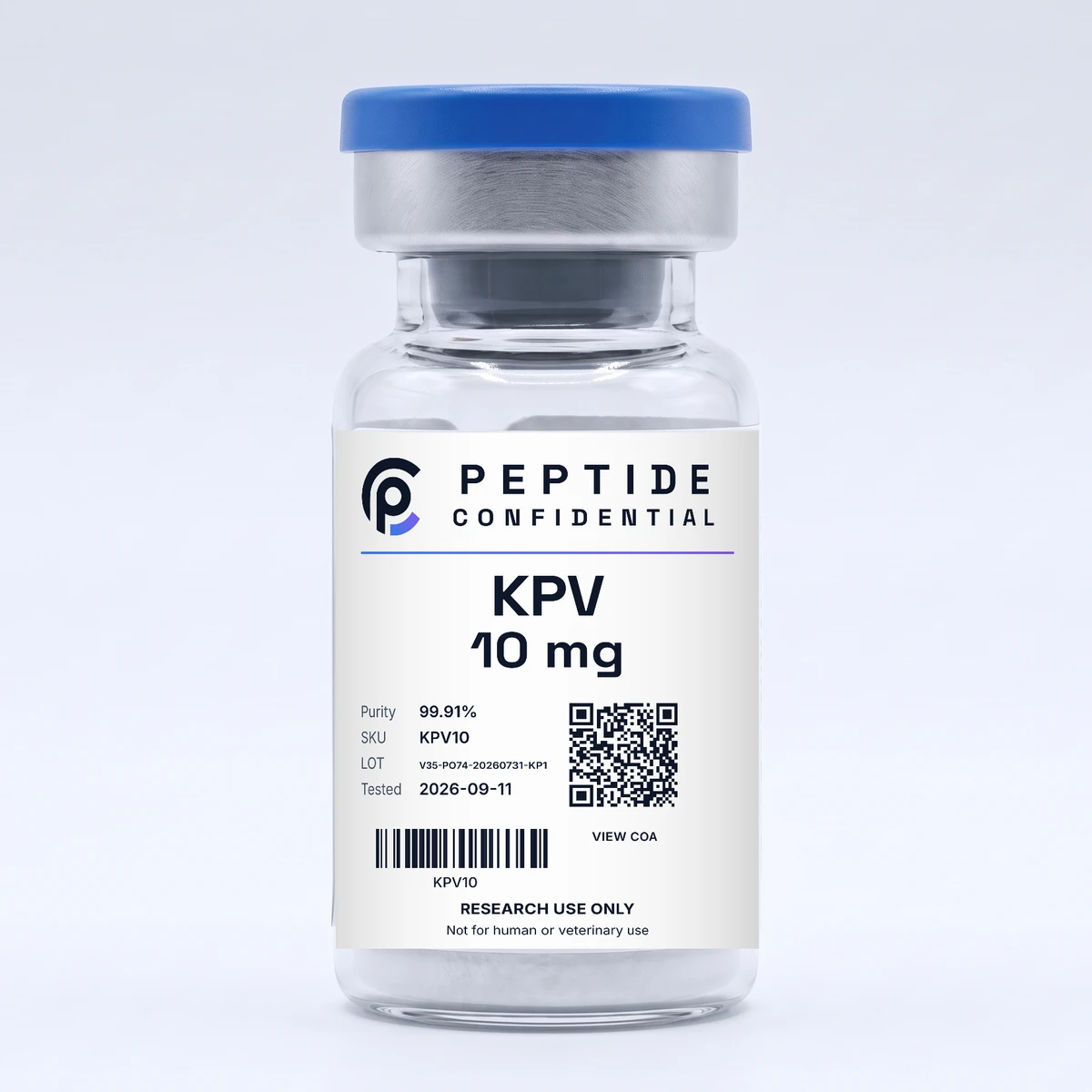 KPV 10mg — Peptide Confidential source product image