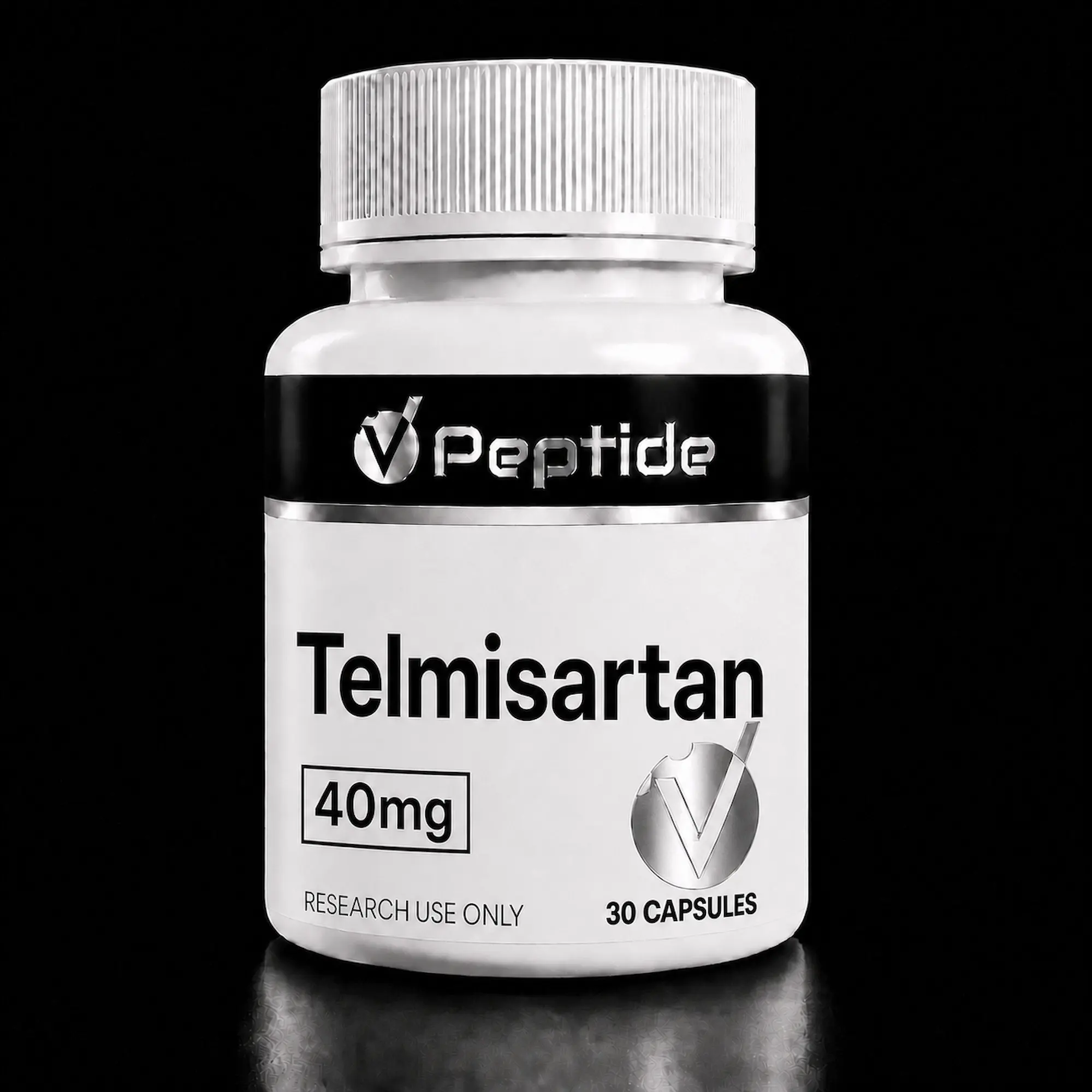 Telmisartan — 40mg × 30 Caps | ARB PPAR-γ Research — VPeptide source product image