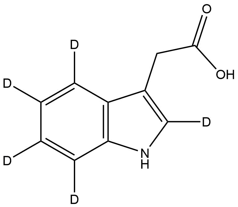 Indole-2,4,5,6,7-d5-3-acetic acid | CAS 76937-78-5 — ResolveMass Laboratories source product image