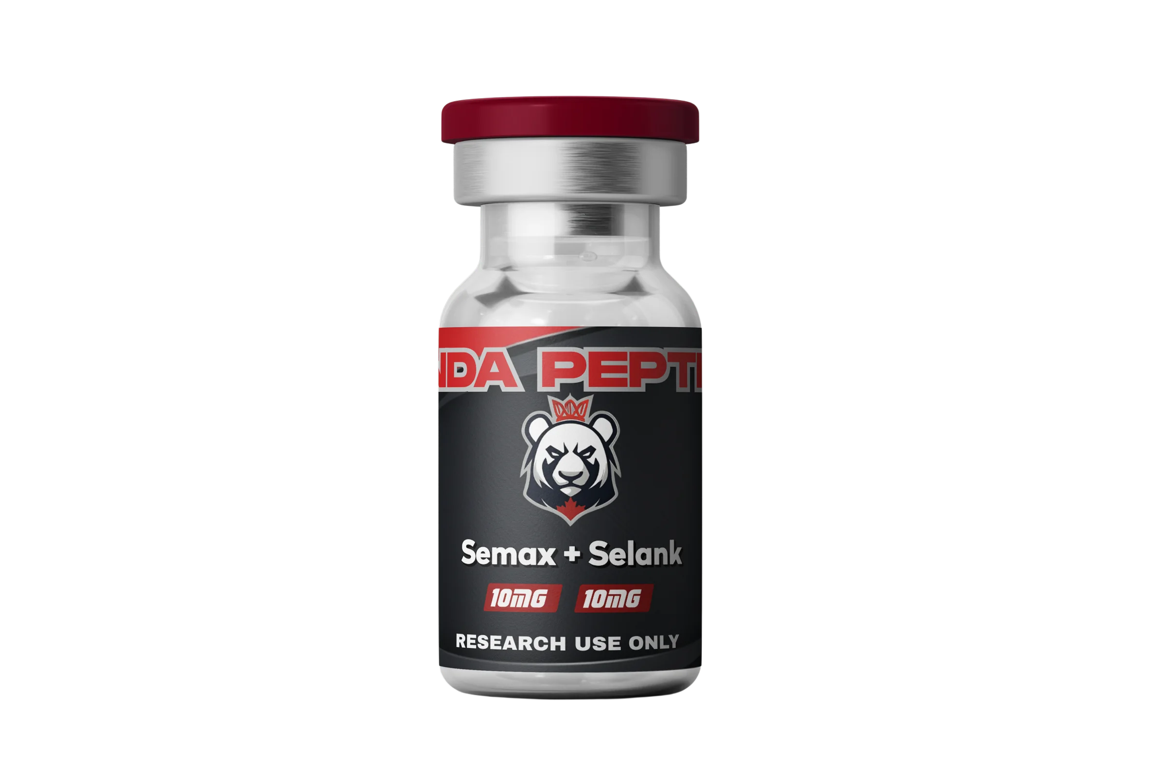 Selank + Semax Blend 10mg/10mg — Panda Peptide source product image