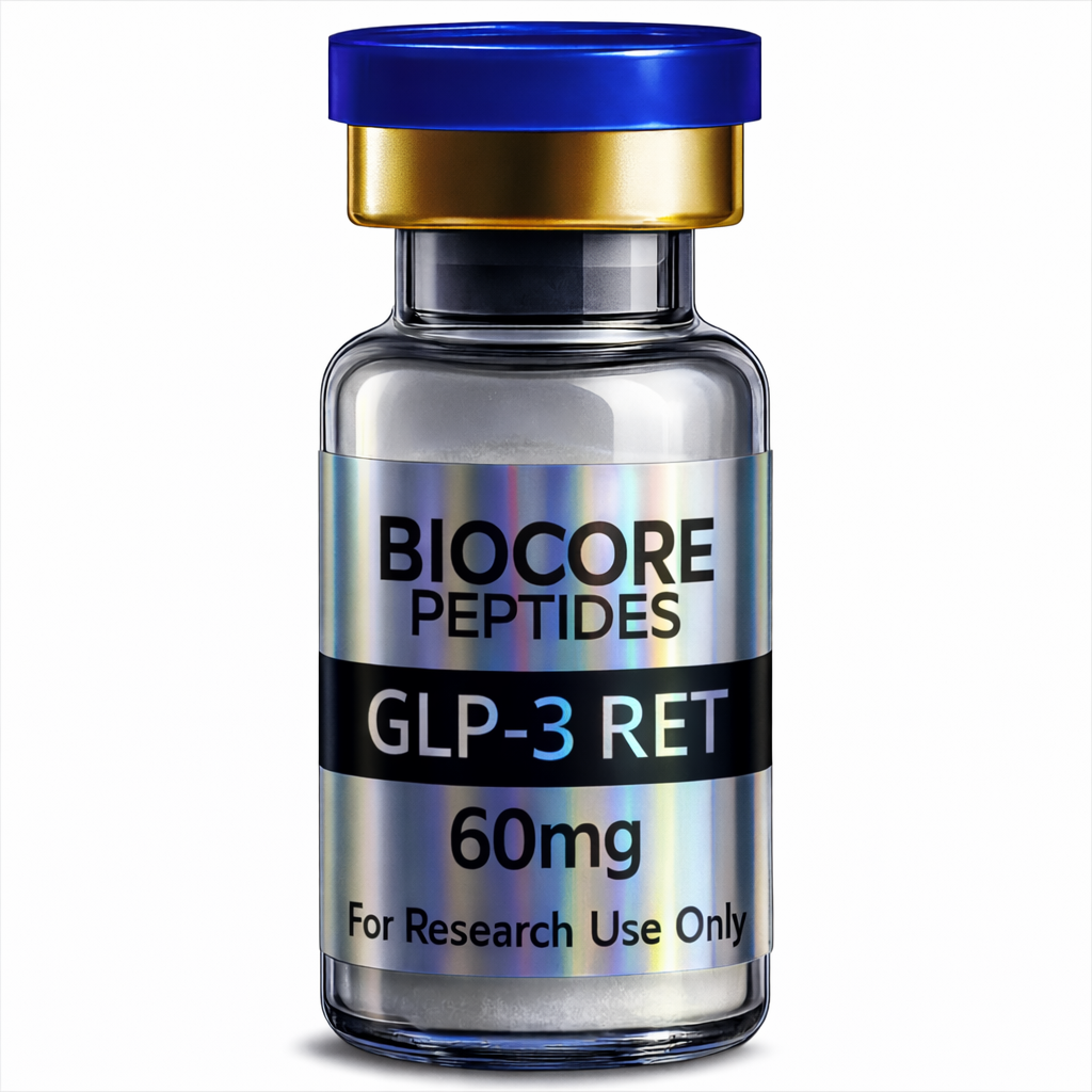 GLP-3R 60mg (tested at ~70mg) — Biocore Peptides source product image