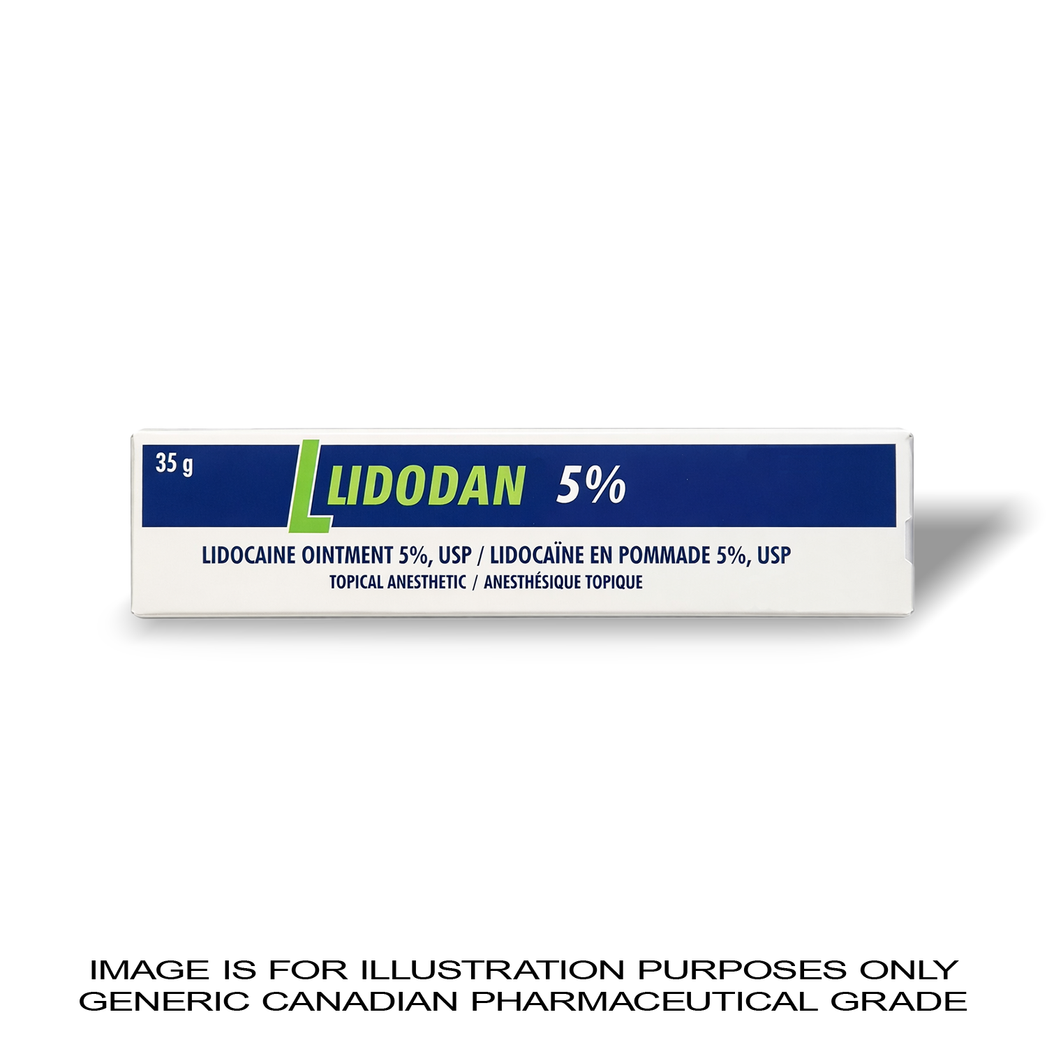 Lidocaine 5% Ointment 35g  [Numbing Cream] — Peptide Source Canada source product image