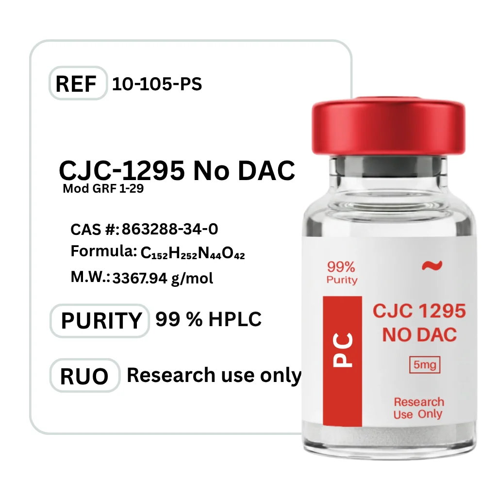 CJC-1295 (No DAC) — Vial / 10mg — Edmonton Peptides source product image