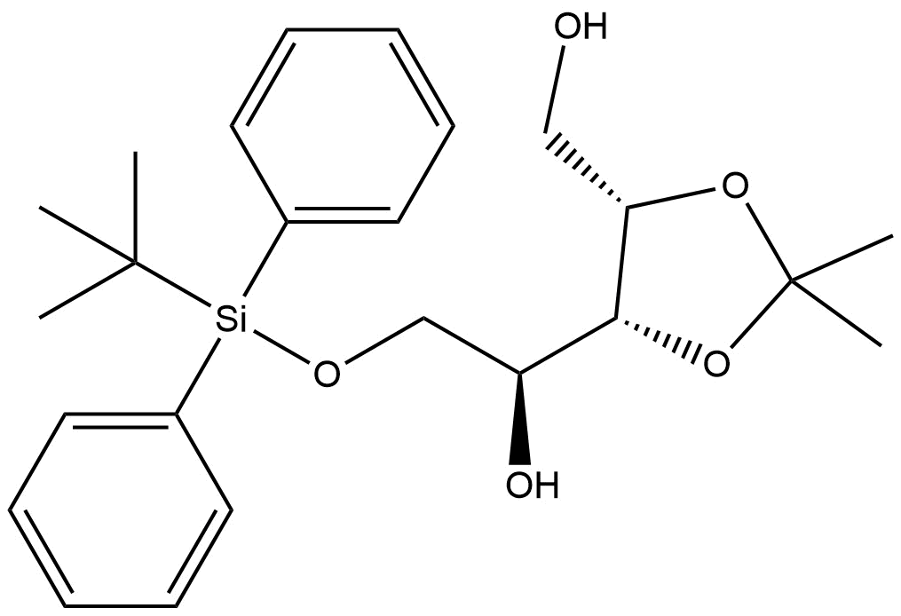 (S)-2-((tert-butyldiphenylsilyl)oxy)-1-((4R,5S)-5-(hydroxymethyl)-2,2-dimethyl-1,3-dioxolan-4-yl)ethan-1-ol | CAS 1006364-60-8 — ResolveMass Laboratories source product image