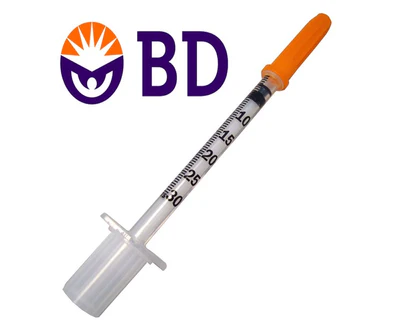 Insuln Syrines – Orange pack  – 31G x 6mm 3/10mL BD/embecta  10 PACK sealed  For Peptides/HGH Etc. — Peptide Source Canada source product image
