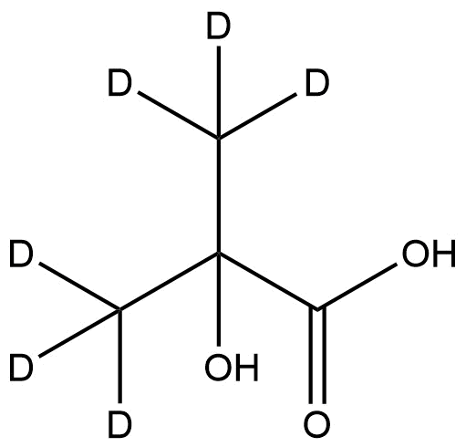 Deuterated α-Hydroxyisobutyric acid-d6 | CAS 40662-45-1 — ResolveMass Laboratories source product image