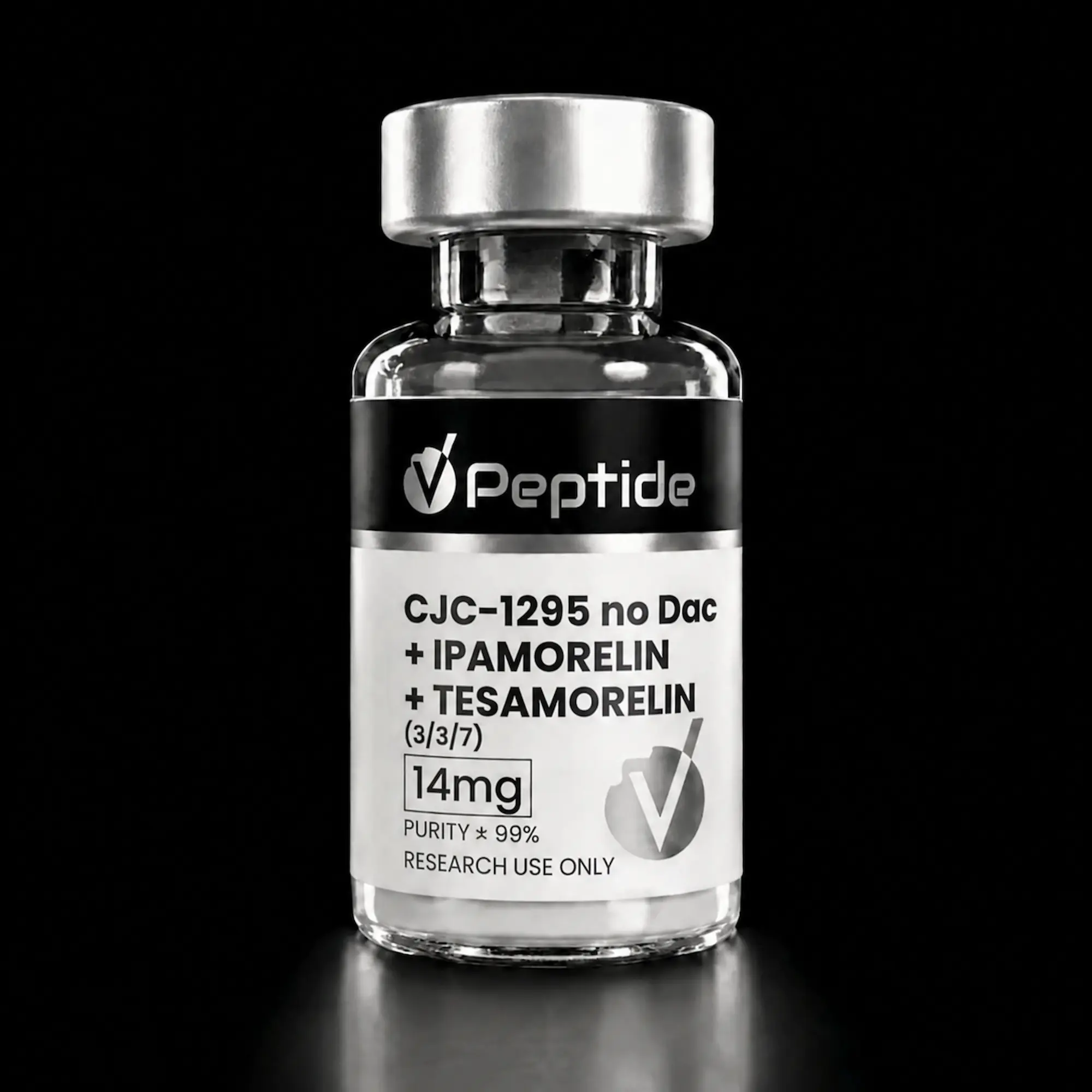 Tesamorelin/ CJC-1295 No DAC/ Ipamorelin – GH Stack — VPeptide source product image