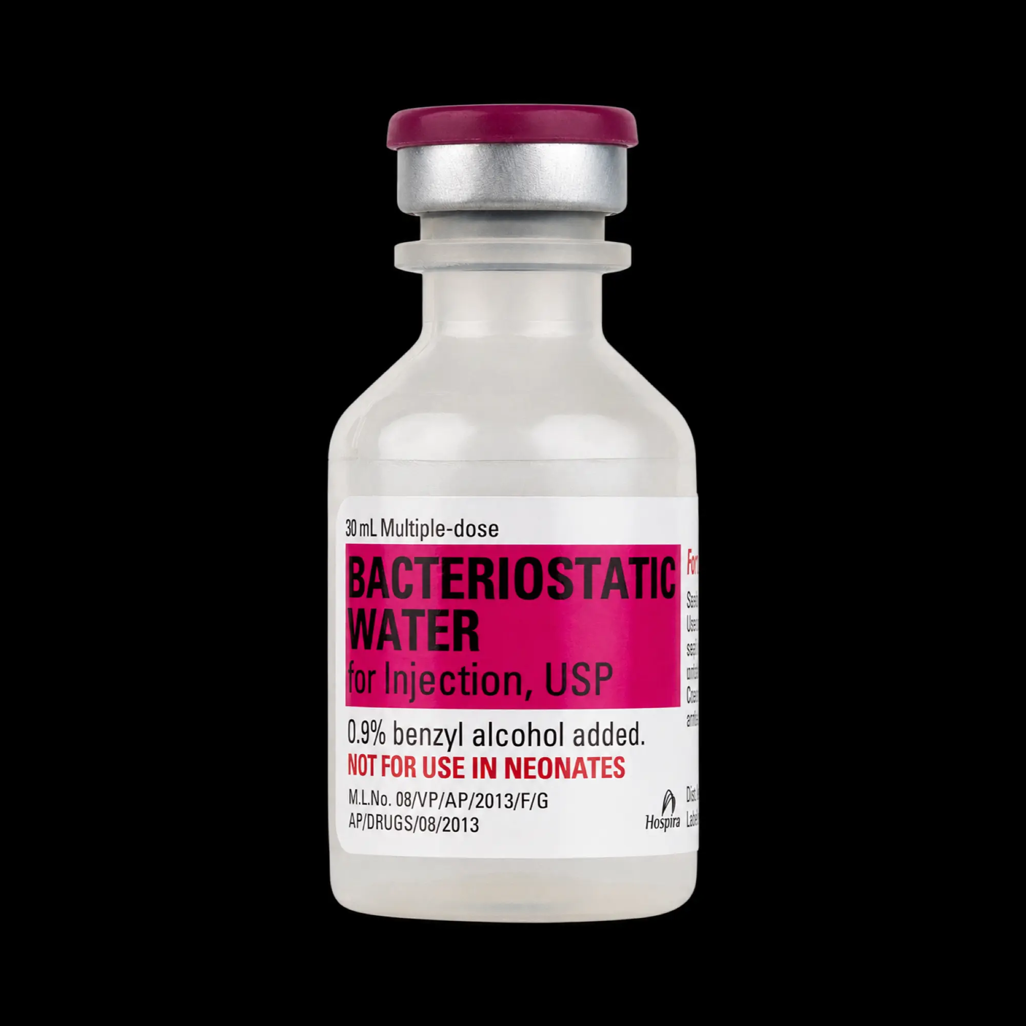 Hospira BAC Water 30mL — Authentic USA USP — VPeptide source product image
