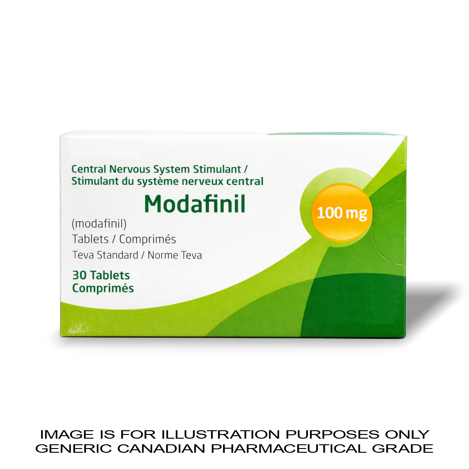 Modafinil 100MG X 30 [Cocaine Withdraw] — Peptide Source Canada source product image