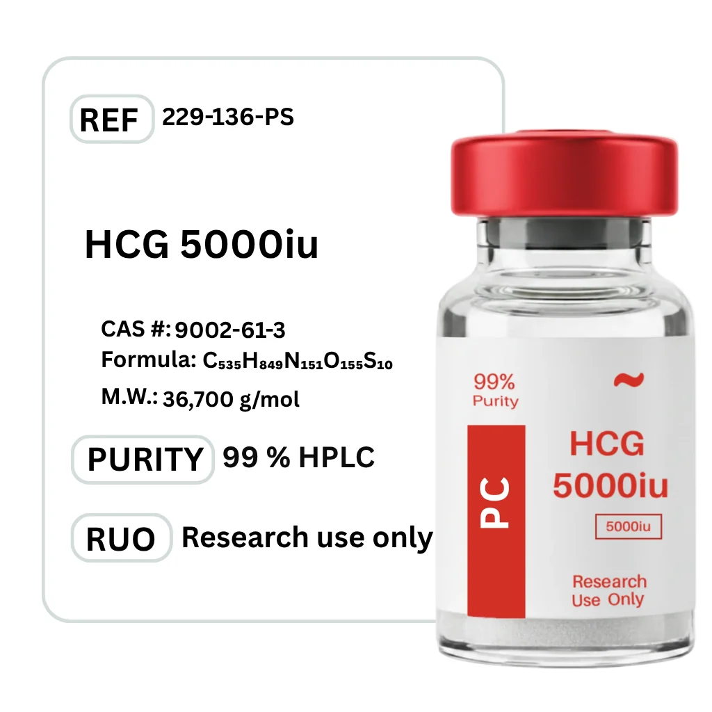 HCG — Vial / 5000iu — Edmonton Peptides source product image