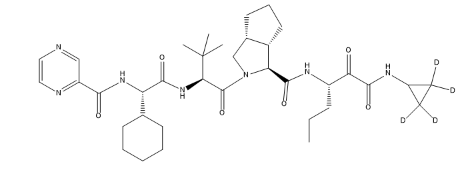 Telaprevir-d4 | CAS 402957-28-2 — ResolveMass Laboratories source product image