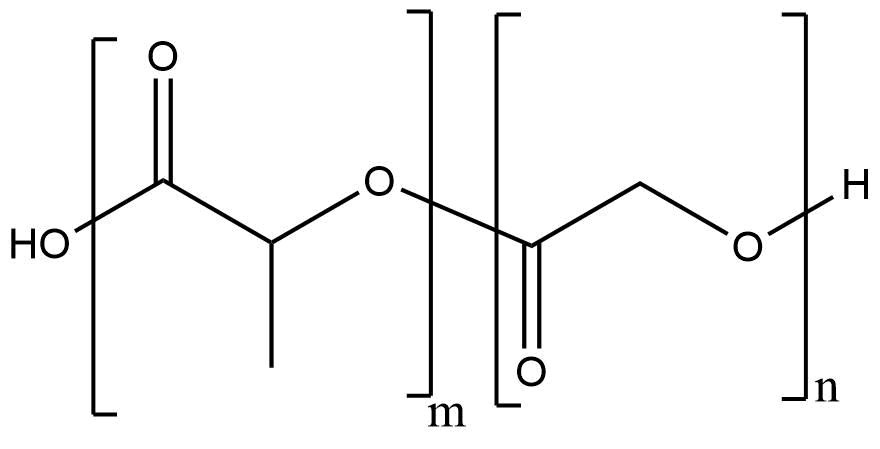 PLGA Poly(lactide-co-glycolide) | Ratio: 50:50 | Mw = 38000 – 54000 | End group: Acid | CAS 26780-50-7 — ResolveMass Laboratories source product image