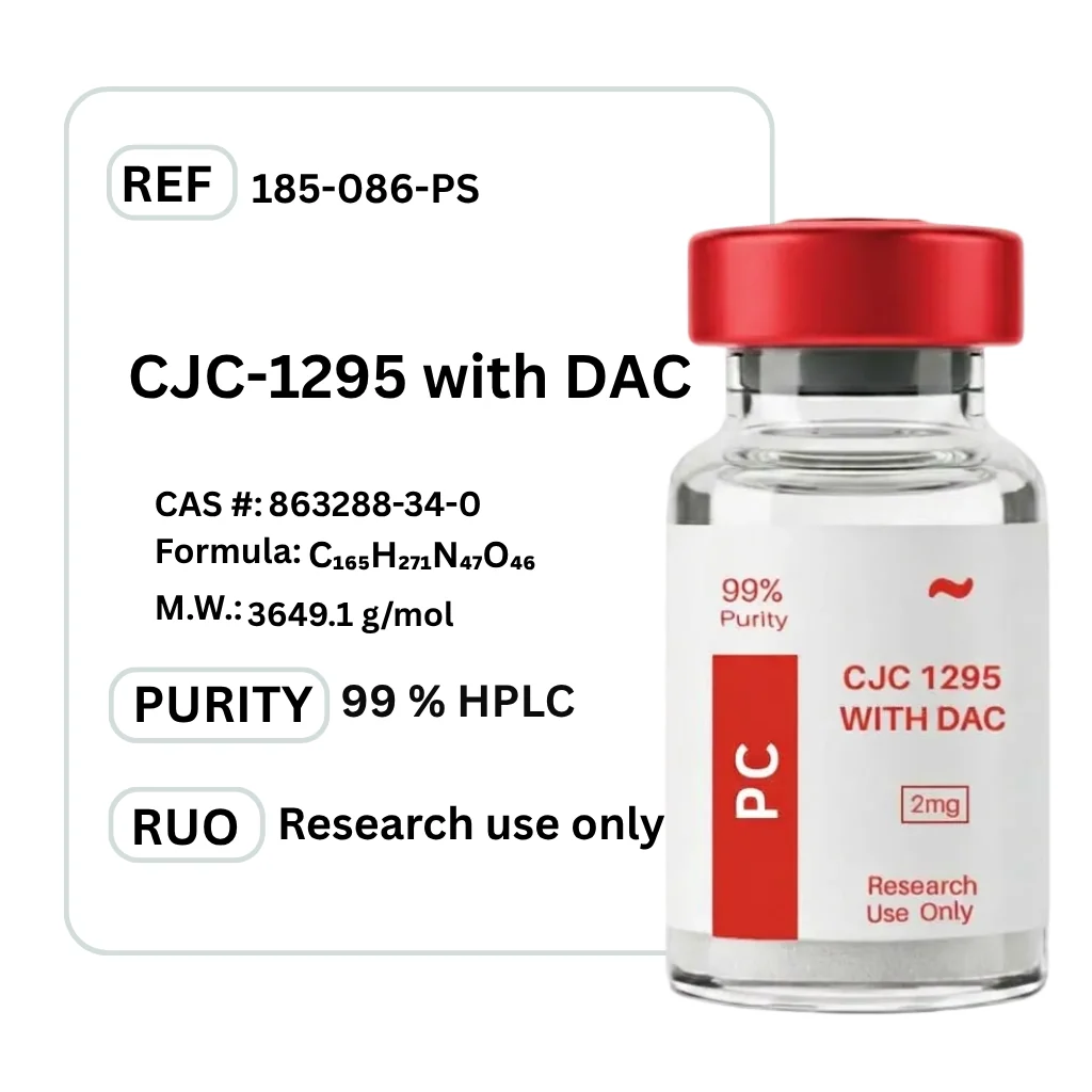 CJC-1295 with DAC — Vial / 2mg — Edmonton Peptides source product image