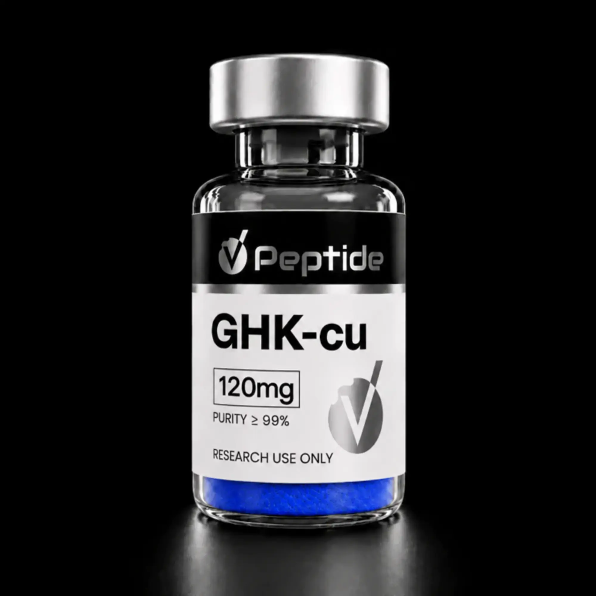 GHK-Cu — 120mg | Copper Tripeptide-1 (Fibroblast Research) — VPeptide source product image