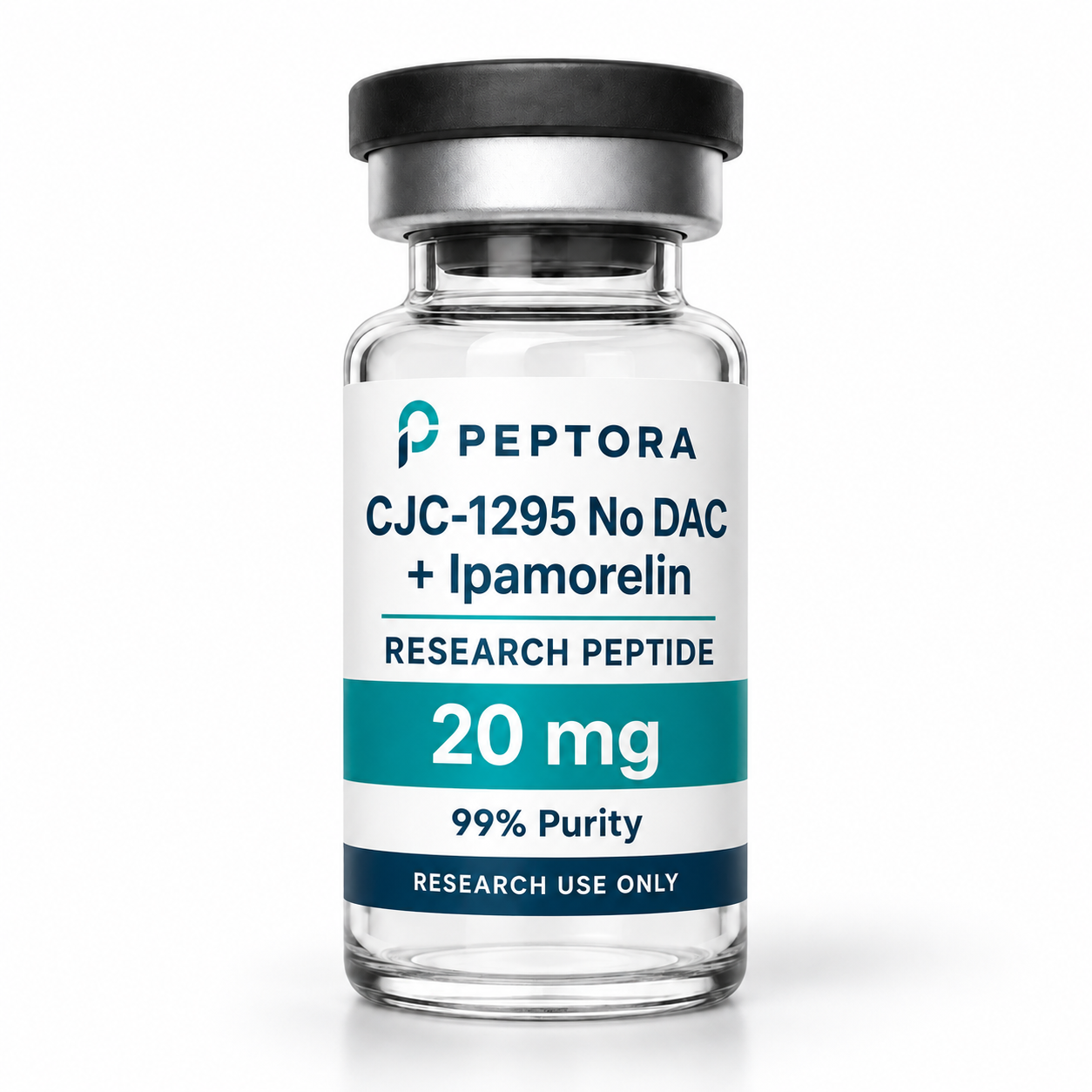 CJC-1295 No DAC + Ipamorelin Canada 20 mg — Peptora Peptide Labs source product image