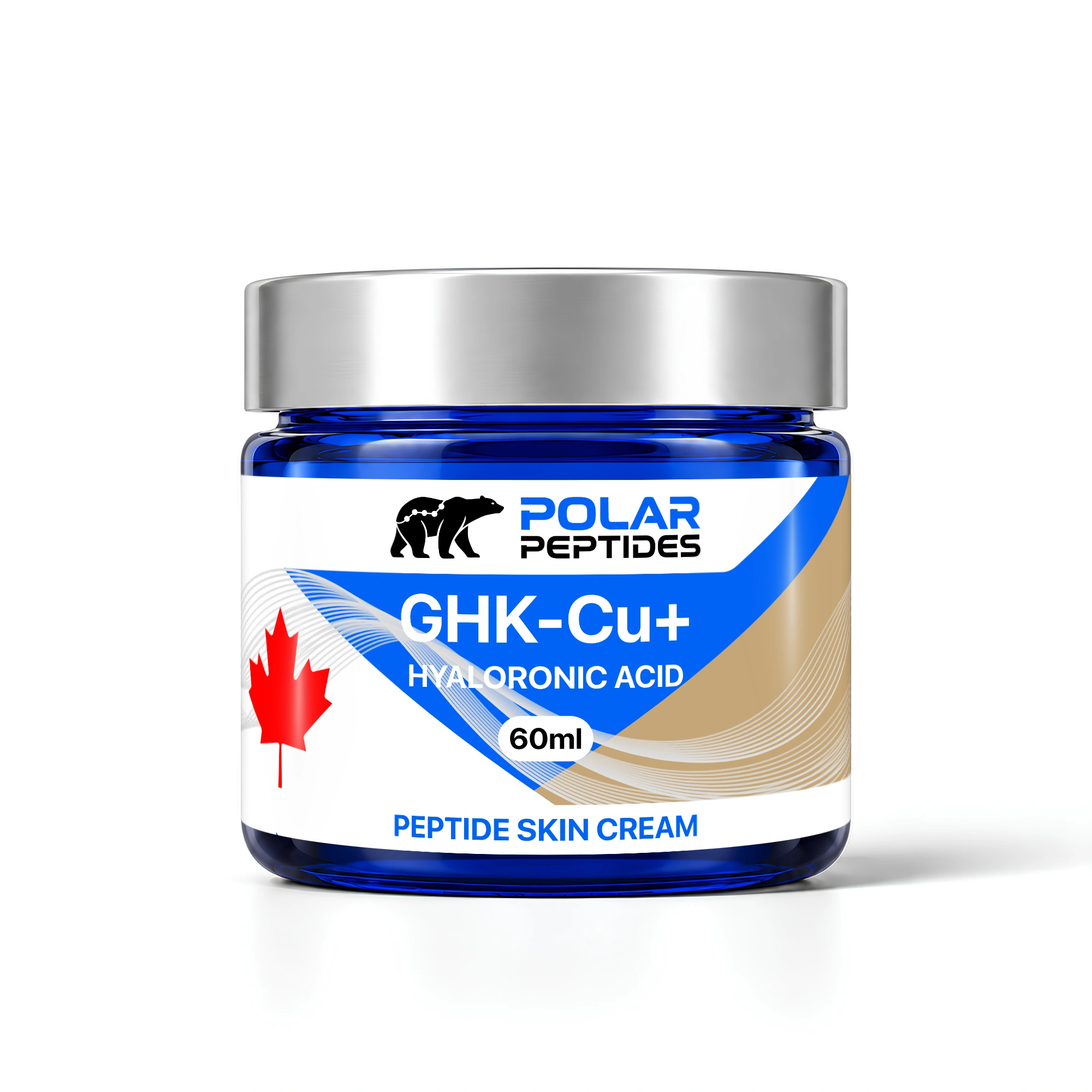 GHK-Cu Face Cream (w/ Hyaluronic Acid) — Polar Peptides source product image