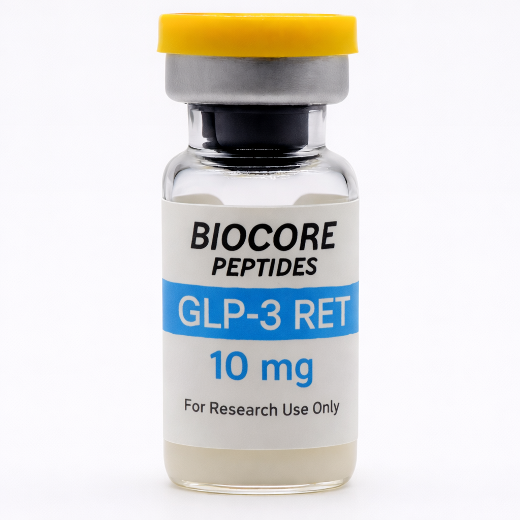 GLP-3R 10mg Single Vial or Bundle and SAVE — Biocore Peptides source product image