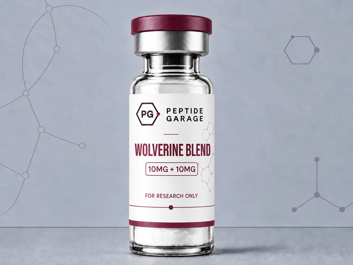 Wolverine Blend — BPC-157 10mg + TB-500 10mg — Peptide Garage source product image