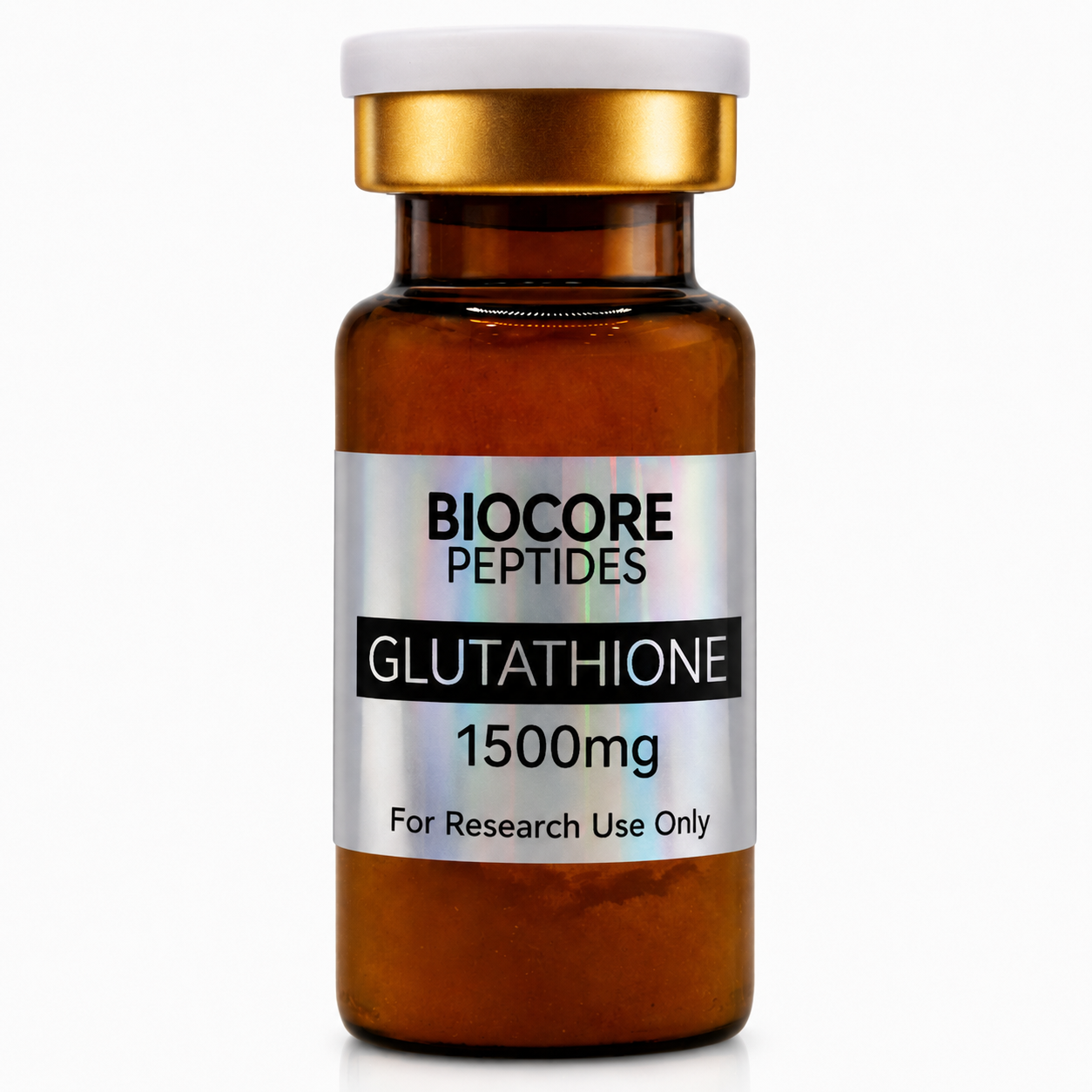 Glutathione 1500mg (Amber Vial) (ETA Nov 6th) — Biocore Peptides source product image