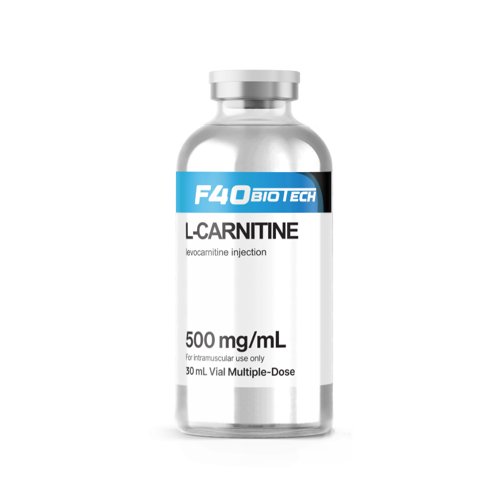 L-Carnitine 500mg/mL 30mL Vial – F40 Biotech Injectables — Peptide Source Canada source product image