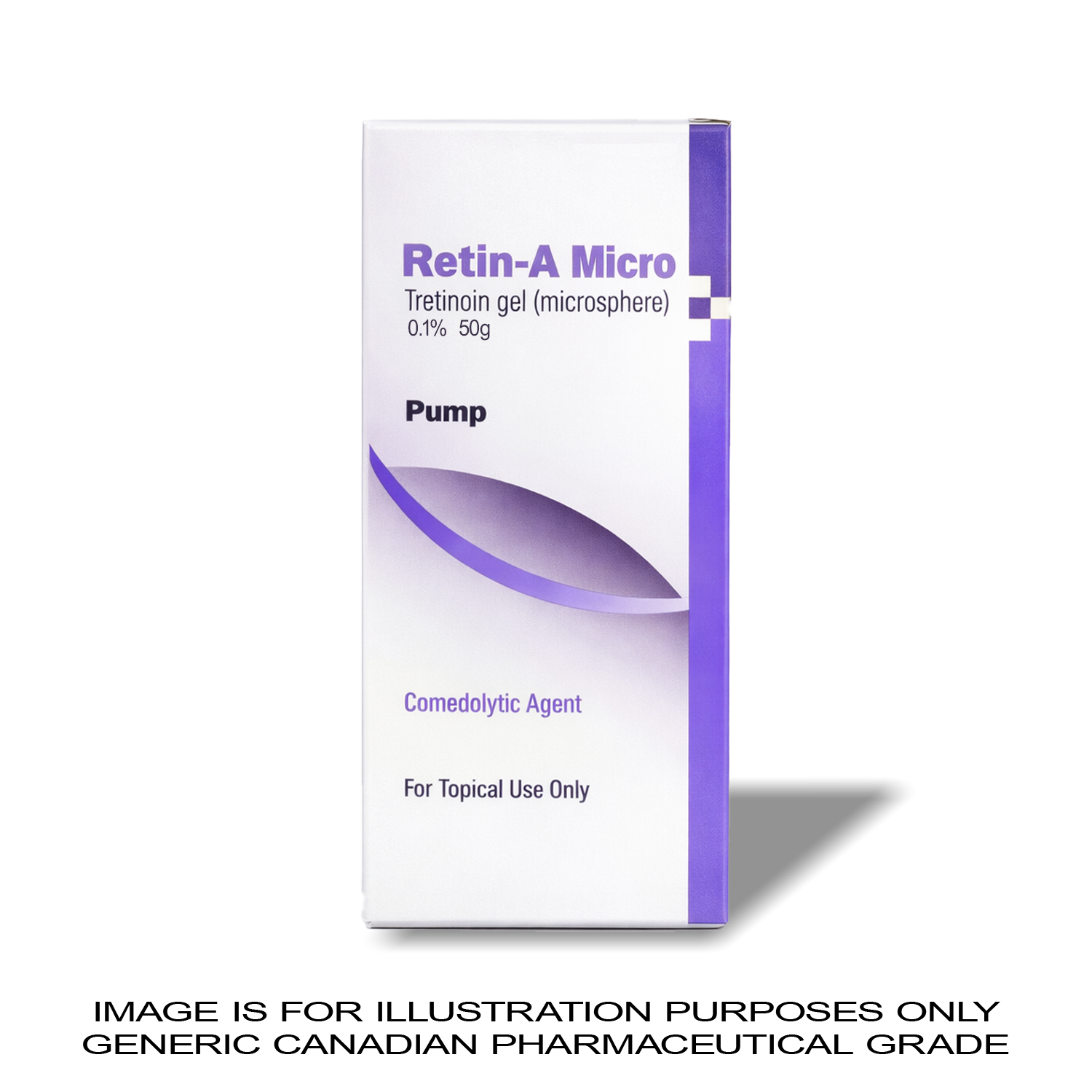 Retin-A Micro 0.1% 50g [Acne Treatment] — Peptide Source Canada source product image
